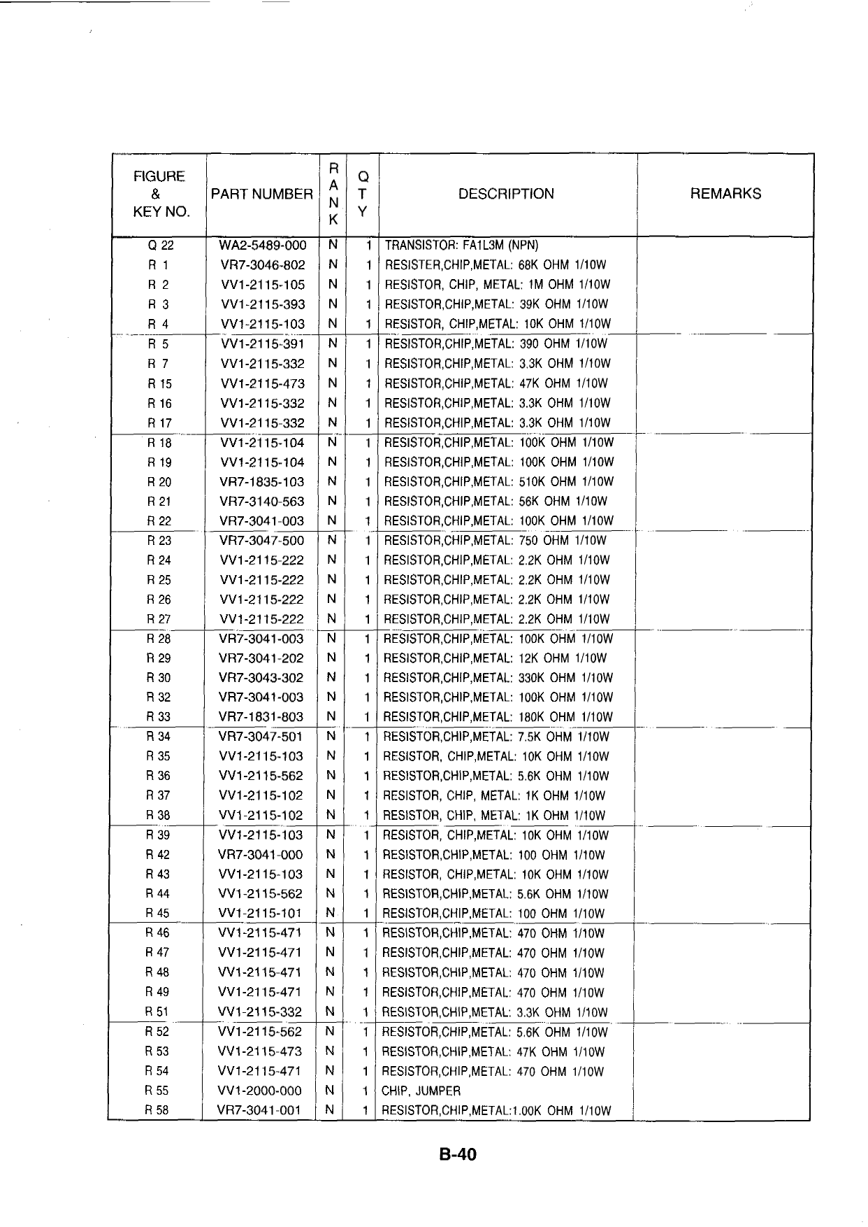 Canon BubbleJet BJC-5500 Parts Catalog Manual-6